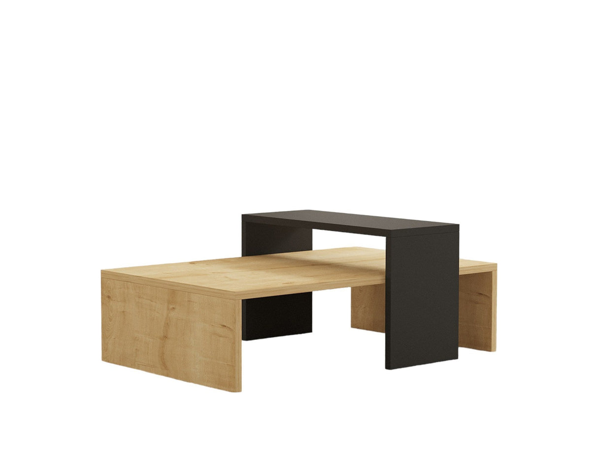 Măsuță de cafea Glow, Diverse culori, 80x50x32 cm - Sapphire - Antracit | SKU: 835PUQ2818 | Măsuță de cafea Glow, 80x50x32 cm, varianta Sapphire - Antracit, produs pentru amenajarea locuinței, disponibil online în România la CasaMob