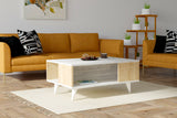 Măsuță de cafea Seda, Diverse culori, 90x60x40 cm - Alb - Sapphire | SKU: 835PUQ2857 | Măsuță de cafea Seda, 90x60x40 cm, varianta Alb - Sapphire, produs pentru amenajarea locuinței, disponibil online în România la CasaMob
