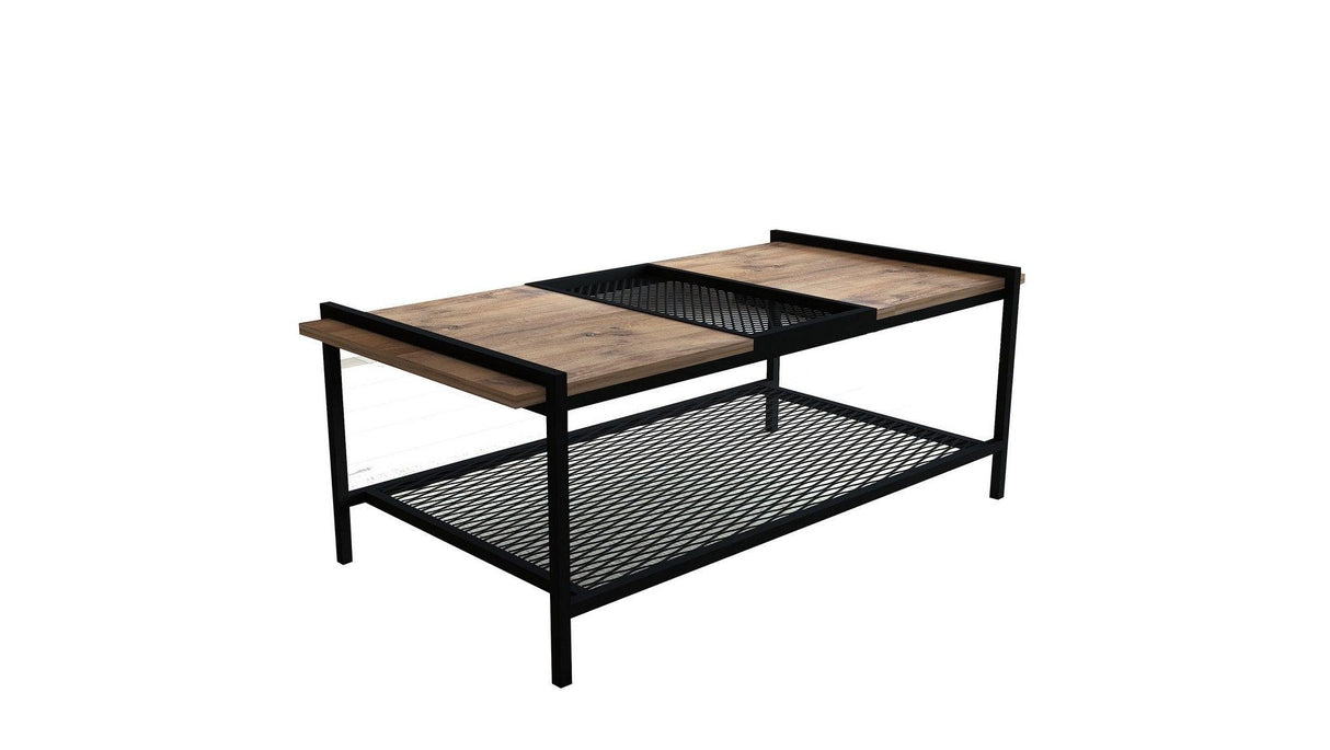 Măsuță de cafea Mata, Diverse culori, Diverse dimensiuni - Pin atlantic - Negru - 120x54x45 cm | SKU: 835PUQ2865 | Măsuță de cafea Mata, varianta Pin atlantic - Negru - 120x54x45 cm, produs pentru amenajarea locuinței, disponibil online în România la CasaMob