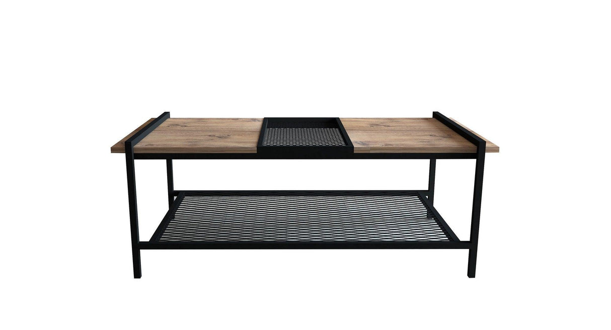 Măsuță de cafea Mata, Diverse culori, Diverse dimensiuni - Pin atlantic - Negru - 120x54x45 cm | SKU: 835PUQ2865 | Măsuță de cafea Mata, varianta Pin atlantic - Negru - 120x54x45 cm, produs pentru amenajarea locuinței, disponibil online în România la CasaMob