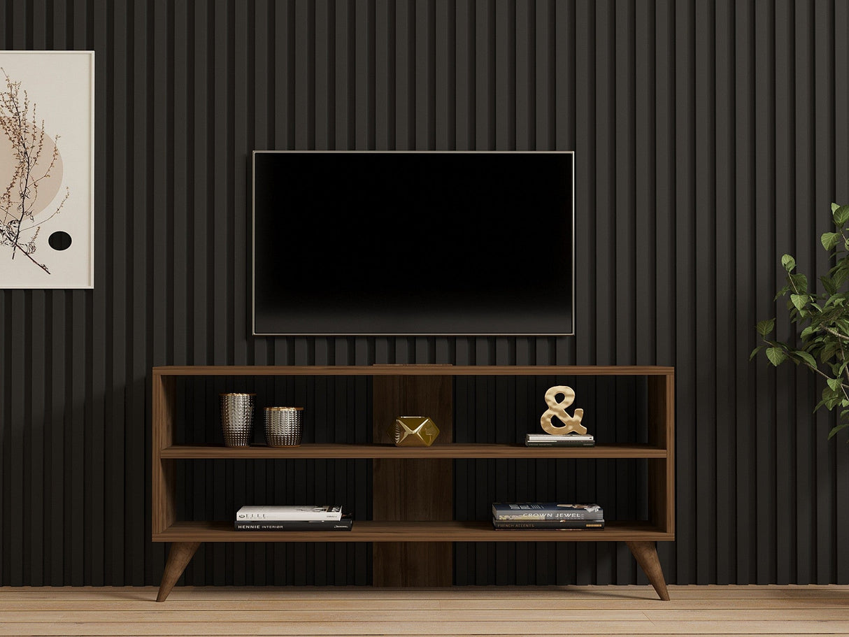 Comodă TV One, Diverse culori, 120x30x50 cm - Nuc | SKU: 835PUQ3019 | Comodă TV One, 120x30x50 cm, varianta Nuc, produs pentru amenajarea locuinței, disponibil online în România la CasaMob