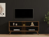 Comodă TV One, Diverse culori, 120x30x50 cm - Nuc | SKU: 835PUQ3019 | Comodă TV One, 120x30x50 cm, varianta Nuc, produs pentru amenajarea locuinței, disponibil online în România la CasaMob