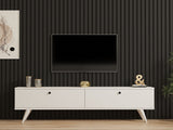 Comodă TV Paris, Diverse culori, 160x25x40 cm - Alb | SKU: 835PUQ3020 | Comodă TV Paris, 160x25x40 cm, varianta Alb, produs pentru amenajarea locuinței, disponibil online în România la CasaMob