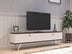 Alb - Nuc | SKU: 835PUQ3021 | Comodă TV Paris, 160x25x40 cm, varianta Alb - Nuc, produs pentru amenajarea locuinței, disponibil online în România la CasaMob