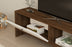 Comodă TV Gaye, Nuc - Alb, 120x25x36.8 cm, SKU 835PUQ3025, imagine 4