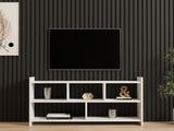 Comodă TV Pera, Diverse culori, 118x28x55 cm - Alb | SKU: 835PUQ3032 | Comodă TV Pera, 118x28x55 cm, varianta Alb, produs pentru amenajarea locuinței, disponibil online în România la CasaMob