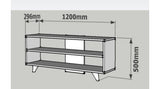 Comodă TV One, Diverse culori, 120x30x50 cm - Stejar | SKU: 835PUQ3037 | Comodă TV One, 120x30x50 cm, varianta Stejar, produs pentru amenajarea locuinței, disponibil online în România la CasaMob