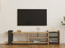 Comodă TV Elis, Sapphire - Antracit, 153.6x26x40 cm, SKU 835PUQ3055, imagine 2