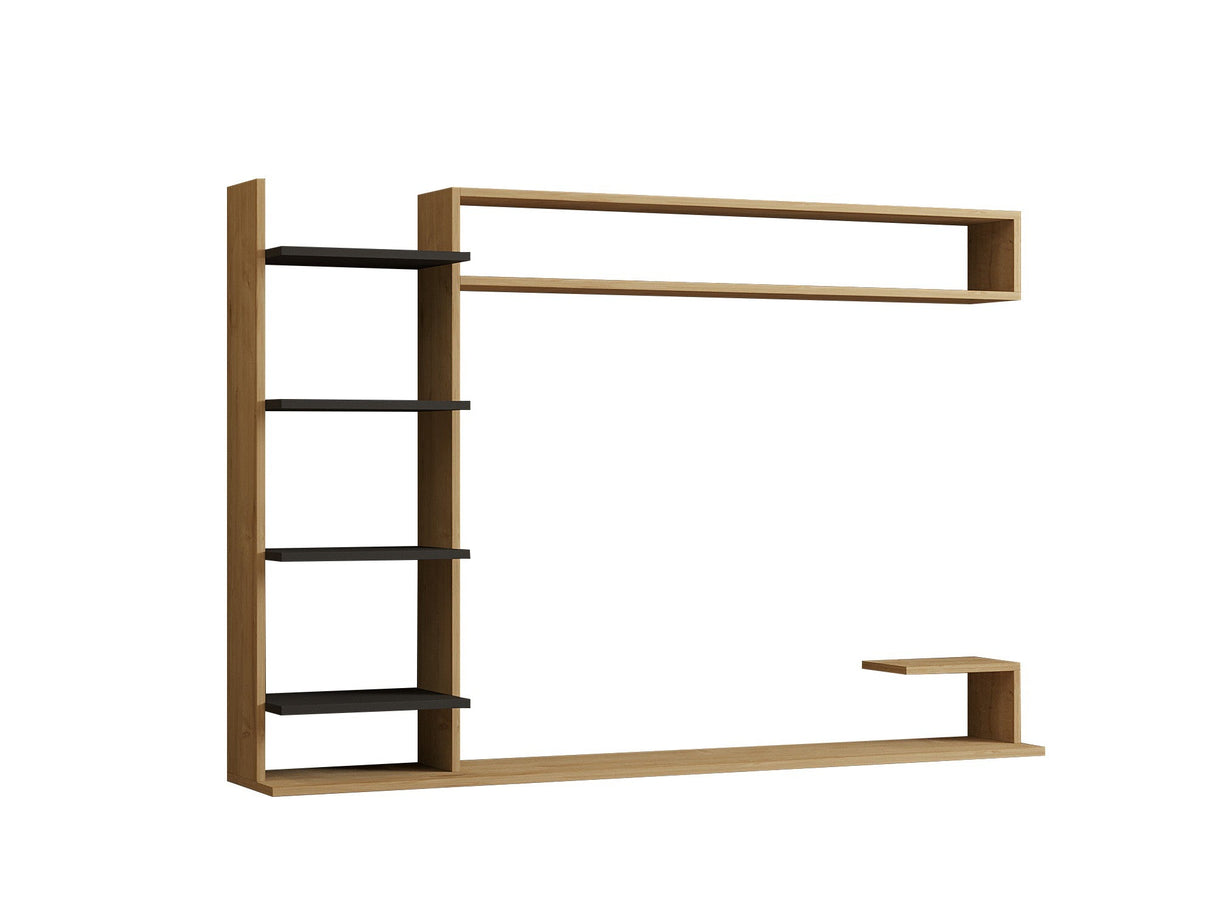 Comodă TV Noble, Diverse culori, 180x30x122 cm - Sapphire - Antracit | SKU: 835PUQ3063 | Comodă TV Noble, 180x30x122 cm, varianta Sapphire - Antracit, produs pentru amenajarea locuinței, disponibil online în România la CasaMob