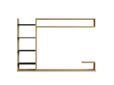 Comodă TV Noble, Diverse culori, 180x30x122 cm - Sapphire - Antracit | SKU: 835PUQ3063 | Comodă TV Noble, 180x30x122 cm, varianta Sapphire - Antracit, produs pentru amenajarea locuinței, disponibil online în România la CasaMob