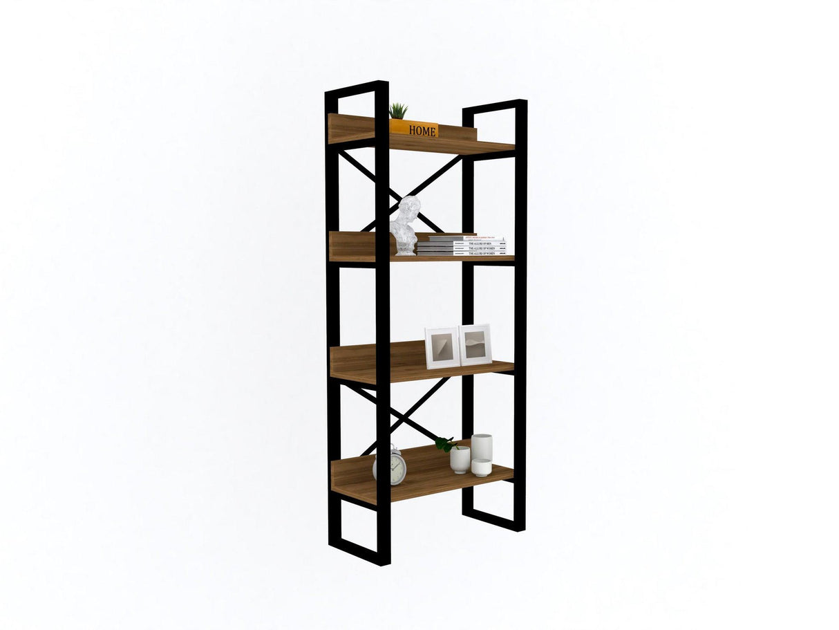 Bibliotecă Adisa, Diverse culori, Diverse dimensiuni - Nuc - 63x30x150 cm | SKU: 835PUQ3610 | Bibliotecă Adisa, varianta Nuc - 63x30x150 cm, produs pentru amenajarea locuinței, disponibil online în România la CasaMob