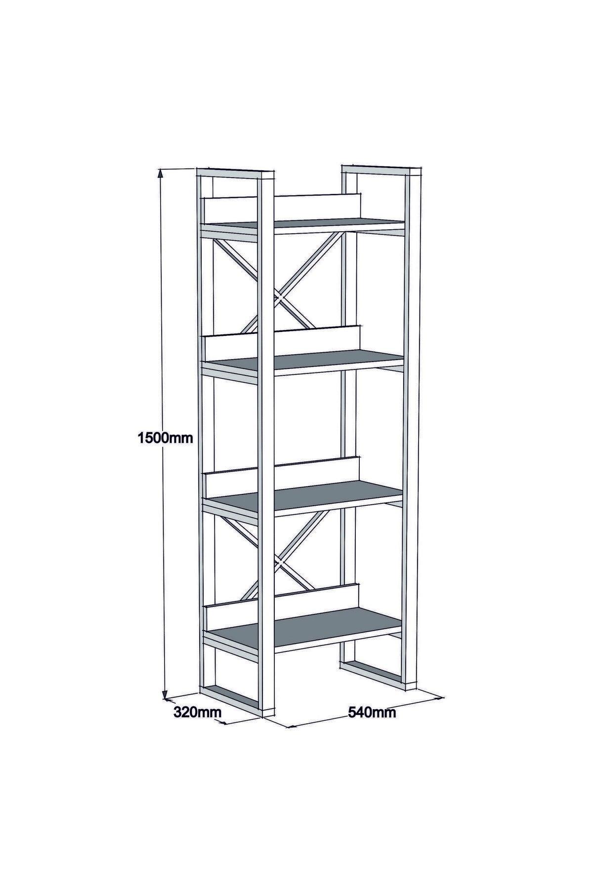 Bibliotecă Adisa, Diverse culori, Diverse dimensiuni - Nuc - 63x30x150 cm | SKU: 835PUQ3610 | Bibliotecă Adisa, varianta Nuc - 63x30x150 cm, produs pentru amenajarea locuinței, disponibil online în România la CasaMob