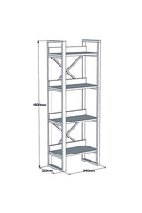 Bibliotecă Adisa, Diverse culori, Diverse dimensiuni - Nuc - 63x30x150 cm | SKU: 835PUQ3610 | Bibliotecă Adisa, varianta Nuc - 63x30x150 cm, produs pentru amenajarea locuinței, disponibil online în România la CasaMob