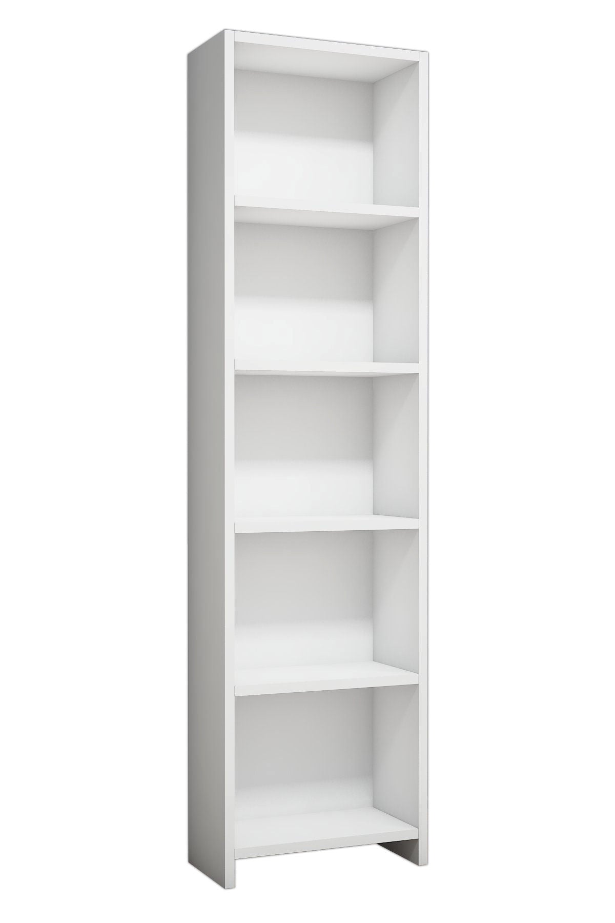 Bibliotecă Barkın, Alb, 40x20x150 cm