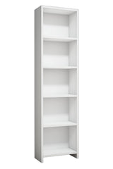 Bibliotecă Barkın, Alb, 40x20x150 cm