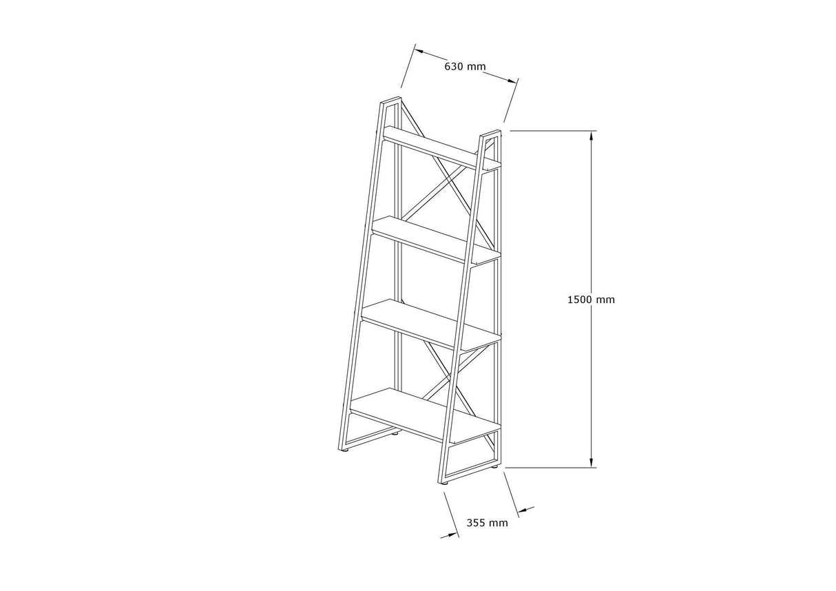 Bibliotecă Alaro, Diverse culori, Diverse dimensiuni - Nuc - 66x30x150 cm | SKU: 835PUQ3624 | Bibliotecă Alaro, varianta Nuc - 66x30x150 cm, produs pentru amenajarea locuinței, disponibil online în România la CasaMob