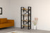 Sapphire - 66x32x150 cm | SKU: 835PUQ3650 | Bibliotecă Alaro, varianta Sapphire - 66x32x150 cm, produs pentru amenajarea locuinței, disponibil online în România la CasaMob