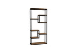 Bibliotecă Emina, Diverse culori, 85x29x182 cm - Nuc - Negru | SKU: 835PUQ3670 | Bibliotecă Emina, 85x29x182 cm, varianta Nuc - Negru, produs pentru amenajarea locuinței, disponibil online în România la CasaMob