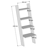 Bibliotecă Solid, Diverse culori, 56x30x150 cm - Alb | SKU: 835PUQ3680 | Bibliotecă Solid, 56x30x150 cm, varianta Alb, produs pentru amenajarea locuinței, disponibil online în România la CasaMob