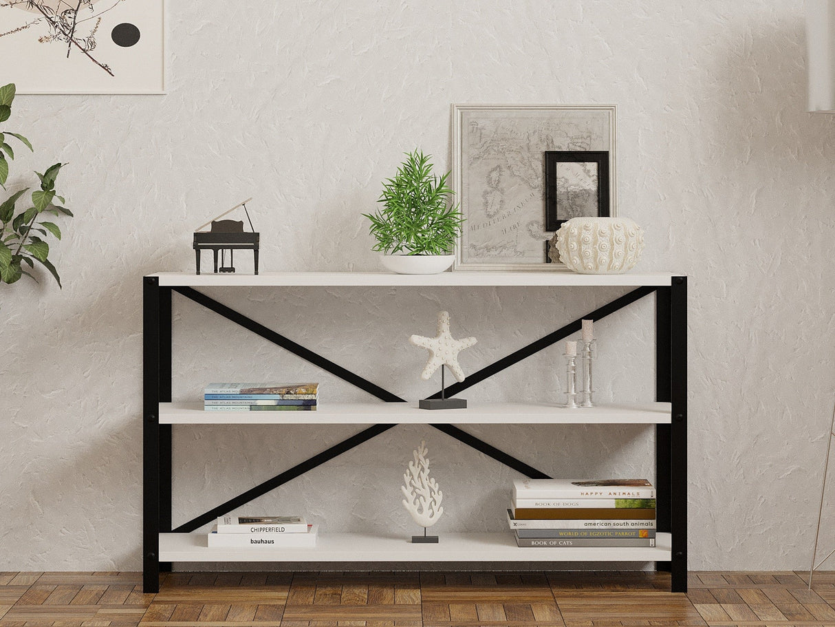 Bibliotecă Derby, Diverse culori, 103x30x60 cm - Alb | SKU: 835PUQ3688 | Bibliotecă Derby, 103x30x60 cm, varianta Alb, produs pentru amenajarea locuinței, disponibil online în România la CasaMob