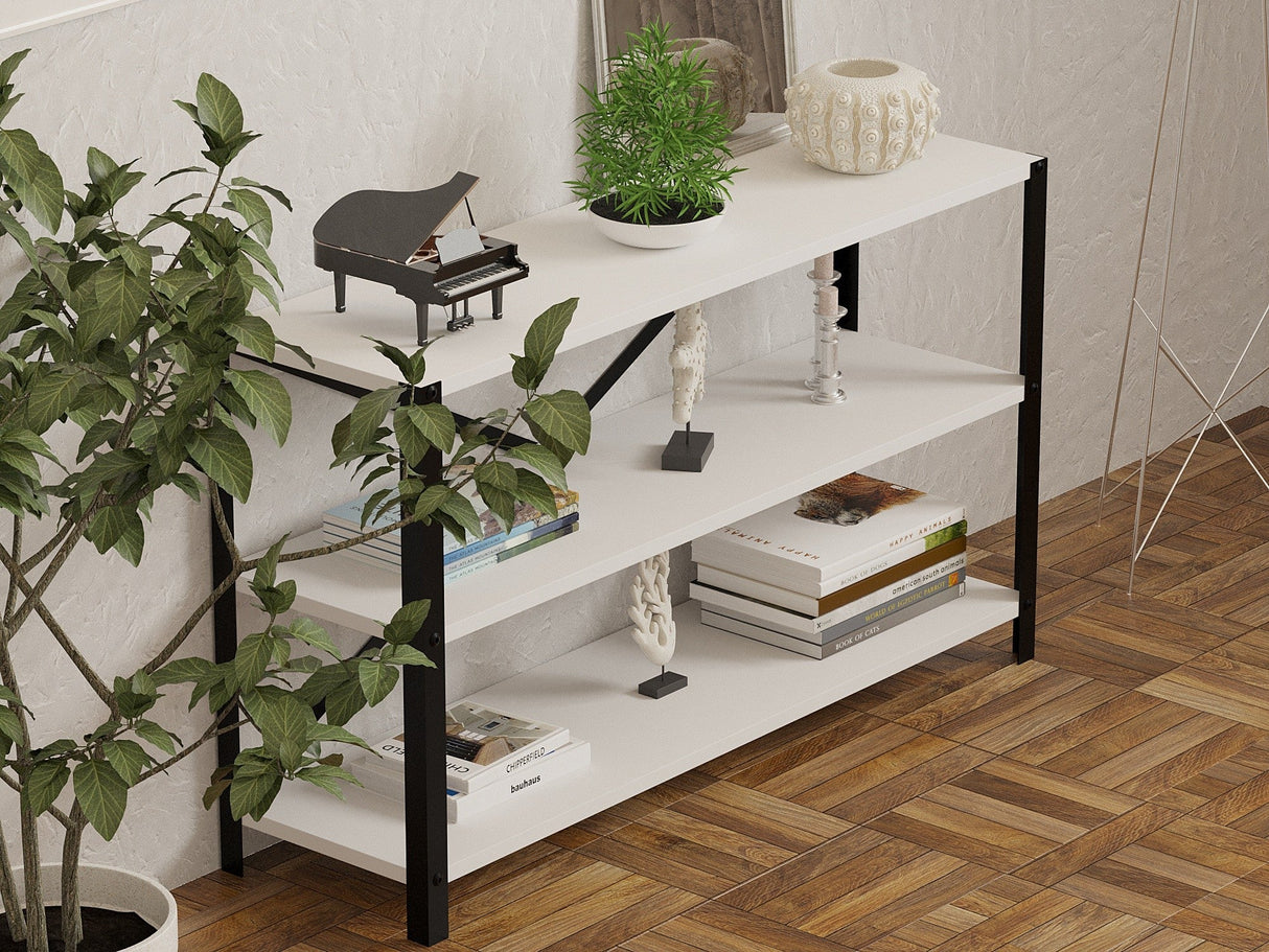 Bibliotecă Derby, Diverse culori, 103x30x60 cm - Alb | SKU: 835PUQ3688 | Bibliotecă Derby, 103x30x60 cm, varianta Alb, produs pentru amenajarea locuinței, disponibil online în România la CasaMob