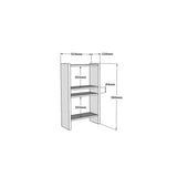 Bibliotecă Pera, Diverse culori, 52x22x90 cm - Nuc | SKU: 835PUQ3691 | Bibliotecă Pera, 52x22x90 cm, varianta Nuc, produs pentru amenajarea locuinței, disponibil online în România la CasaMob