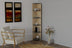 Bibliotecă Porto, Sapphire - Antracit, 25x25x160 cm, SKU 835PUQ3697, imagine 1
