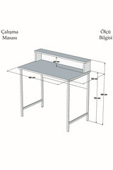 Birou Uso, Diverse culori, 90x50x75 cm - Nuc - Negru | SKU: 835PUQ3802 | Birou Uso, 90x50x75 cm, varianta Nuc - Negru, produs pentru amenajarea locuinței, disponibil online în România la CasaMob