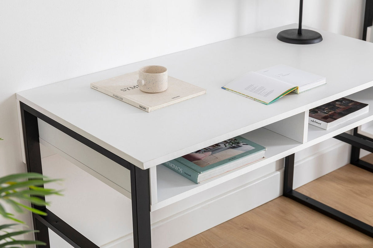 Birou Misto, Diverse culori, Diverse dimensiuni - Alb - 120x60x75 cm | SKU: 835PUQ3818 | Birou Misto, varianta Alb - 120x60x75 cm, produs pentru amenajarea locuinței, disponibil online în România la CasaMob