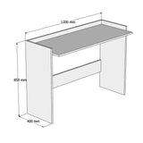 Birou Ermo, Nuc, 120x40x85 cm