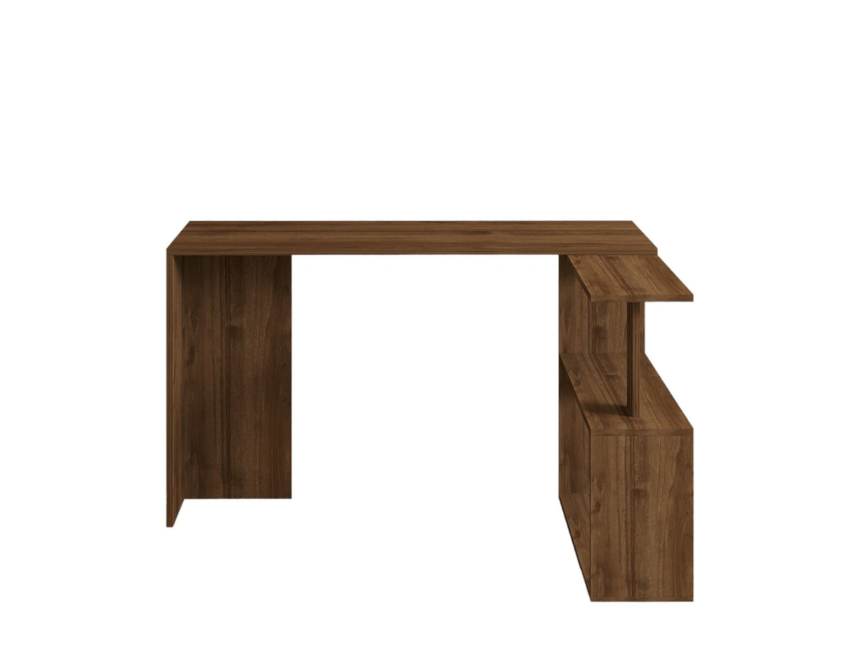 Birou Cayko, Diverse culori, 130x50x74 cm - Nuc | SKU: 835PUQ3825 | Birou Cayko, 130x50x74 cm, varianta Nuc, produs pentru amenajarea locuinței, disponibil online în România la CasaMob