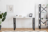 Birou Kayra, Alb - Negru, 112x60x79 cm