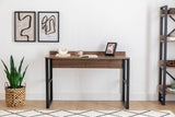 Birou Rana, Nuc - Negru, 112x60x79 cm