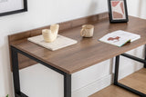 Birou Rana, Nuc - Negru, 112x60x79 cm