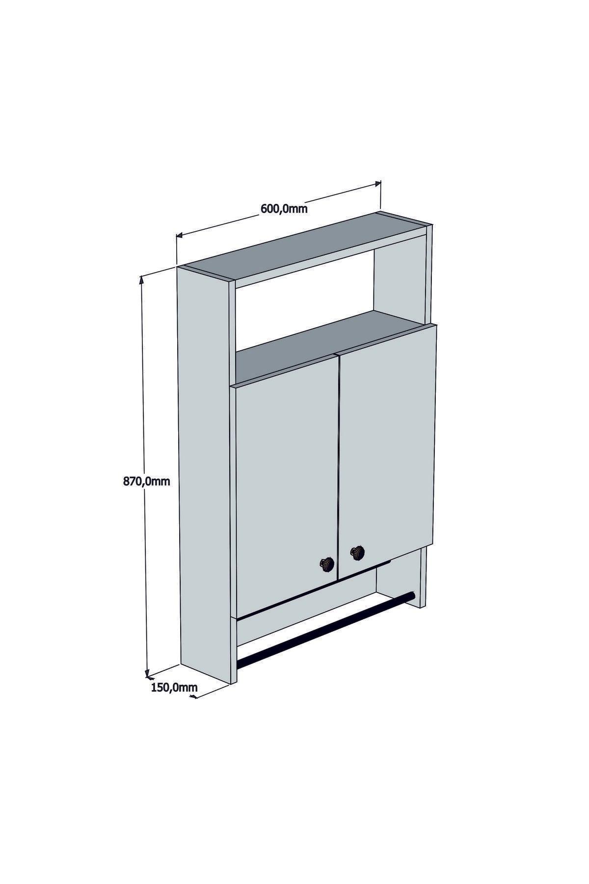 Dulap de baie Robur, 60x87x15 cm, SKU 835PUQ3906