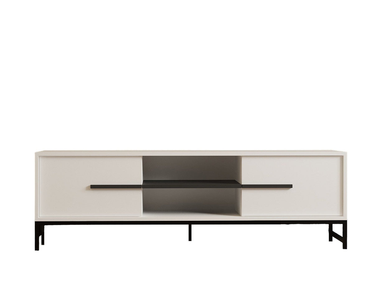 Comodă TV Mono, Diverse culori, 160x40x50 cm - Alb | SKU: 835PUQ4494 | Comodă TV Mono, 160x40x50 cm, varianta Alb, produs pentru amenajarea locuinței, disponibil online în România la CasaMob