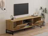 Comodă TV Mono, Diverse culori, 160x40x50 cm - Stejar safir | SKU: 835PUQ4496 | Comodă TV Mono, 160x40x50 cm, varianta Stejar safir, produs pentru amenajarea locuinței, disponibil online în România la CasaMob
