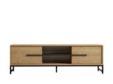 Comodă TV Mono, Diverse culori, 160x40x50 cm - Stejar safir | SKU: 835PUQ4496 | Comodă TV Mono, 160x40x50 cm, varianta Stejar safir, produs pentru amenajarea locuinței, disponibil online în România la CasaMob