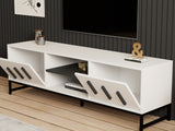 Comodă TV Shape, Diverse culori, 160x40x50 cm - Alb | SKU: 835PUQ4497 | Comodă TV Shape, 160x40x50 cm, varianta Alb, produs pentru amenajarea locuinței, disponibil online în România la CasaMob