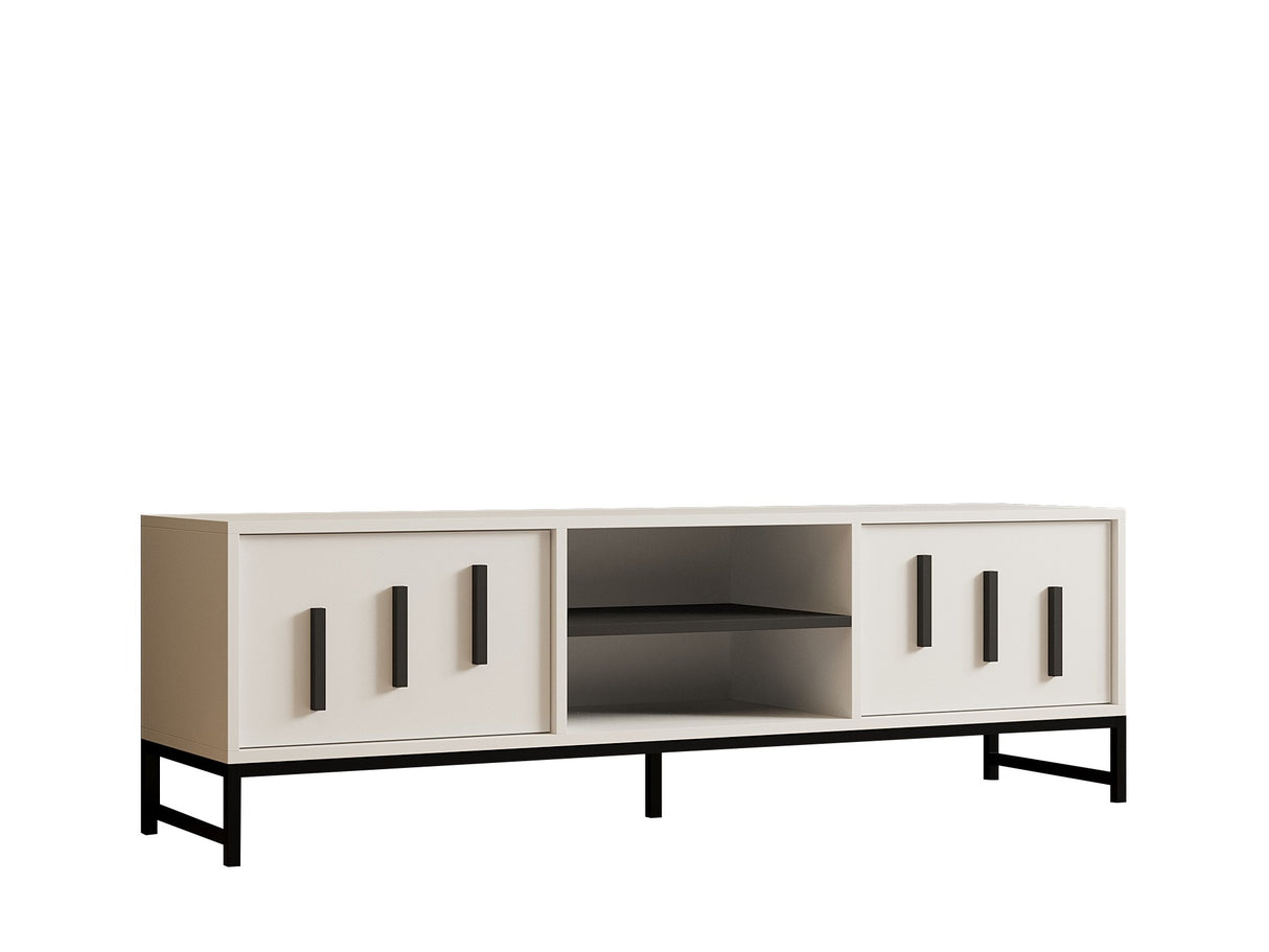 Comodă TV Shape, Diverse culori, 160x40x50 cm - Alb | SKU: 835PUQ4497 | Comodă TV Shape, 160x40x50 cm, varianta Alb, produs pentru amenajarea locuinței, disponibil online în România la CasaMob