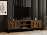 Comodă TV Shape, Diverse culori, 160x40x50 cm - Nuc | SKU: 835PUQ4498 | Comodă TV Shape, 160x40x50 cm, varianta Nuc, produs pentru amenajarea locuinței, disponibil online în România la CasaMob