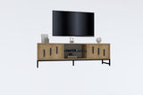 Comodă TV Shape, Diverse culori, 160x40x50 cm - Stejar safir | SKU: 835PUQ4499 | Comodă TV Shape, 160x40x50 cm, varianta Stejar safir, produs pentru amenajarea locuinței, disponibil online în România la CasaMob