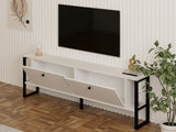 Comodă TV Ahu, Diverse culori, 160x25x50 cm - Alb | SKU: 835PUQ4505 | Comodă TV Ahu, 160x25x50 cm, varianta Alb, produs pentru amenajarea locuinței, disponibil online în România la CasaMob