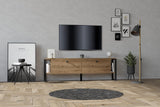 Comodă TV Ahu, Diverse culori, 160x25x50 cm - Nuc | SKU: 835PUQ4506 | Comodă TV Ahu, 160x25x50 cm, varianta Nuc, produs pentru amenajarea locuinței, disponibil online în România la CasaMob