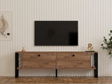 Comodă TV Ahu, Diverse culori, 160x25x50 cm - Pin atlantic | SKU: 835PUQ4519 | Comodă TV Ahu, 160x25x50 cm, varianta Pin atlantic, produs pentru amenajarea locuinței, disponibil online în România la CasaMob