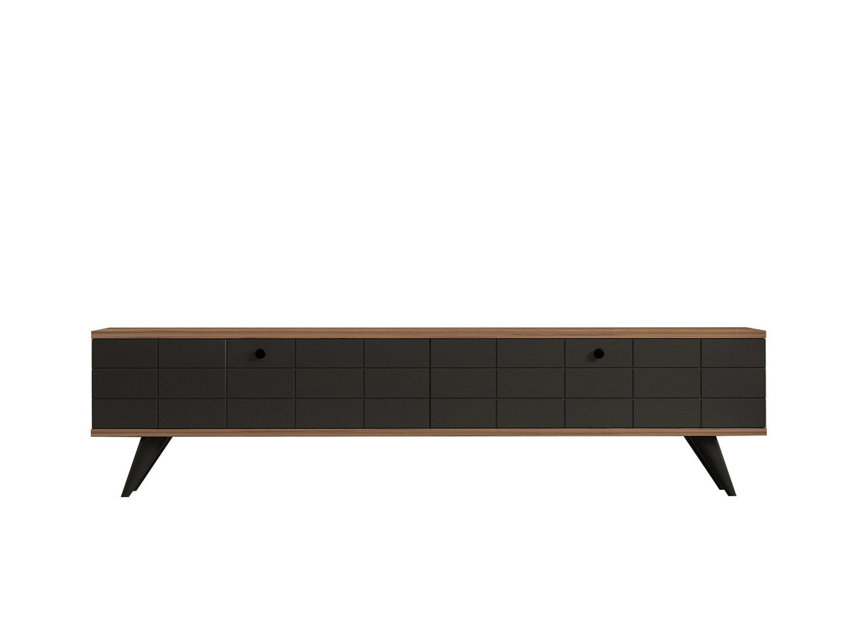 Comodă TV Alberi, Diverse culori, 160x25x35 cm - Pin atlantic - Antracite | SKU: 835PUQ4520 | Comodă TV Alberi, 160x25x35 cm, varianta Pin atlantic - Antracite, produs pentru amenajarea locuinței, disponibil online în România la CasaMob
