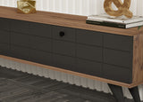 Comodă TV Alberi, Diverse culori, 160x25x35 cm - Pin atlantic - Antracite | SKU: 835PUQ4520 | Comodă TV Alberi, 160x25x35 cm, varianta Pin atlantic - Antracite, produs pentru amenajarea locuinței, disponibil online în România la CasaMob