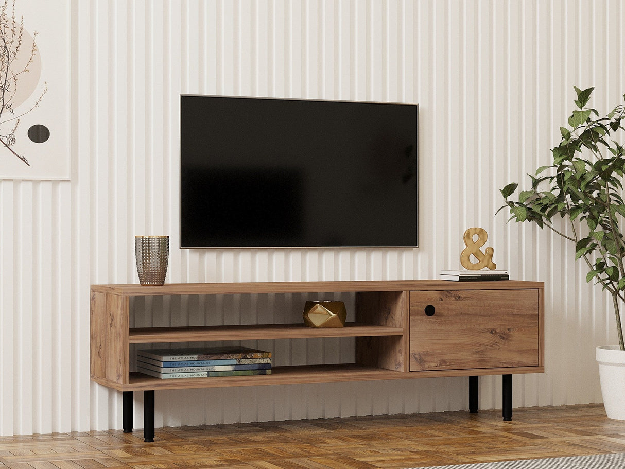 Comodă TV Avila, Diverse culori, 120x30x38 cm - Pin atlantic | SKU: 835PUQ4521 | Comodă TV Avila, 120x30x38 cm, varianta Pin atlantic, produs pentru amenajarea locuinței, disponibil online în România la CasaMob