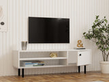 Comodă TV Avila, Diverse culori, 120x30x38 cm - Alb | SKU: 835PUQ4522 | Comodă TV Avila, 120x30x38 cm, varianta Alb, produs pentru amenajarea locuinței, disponibil online în România la CasaMob