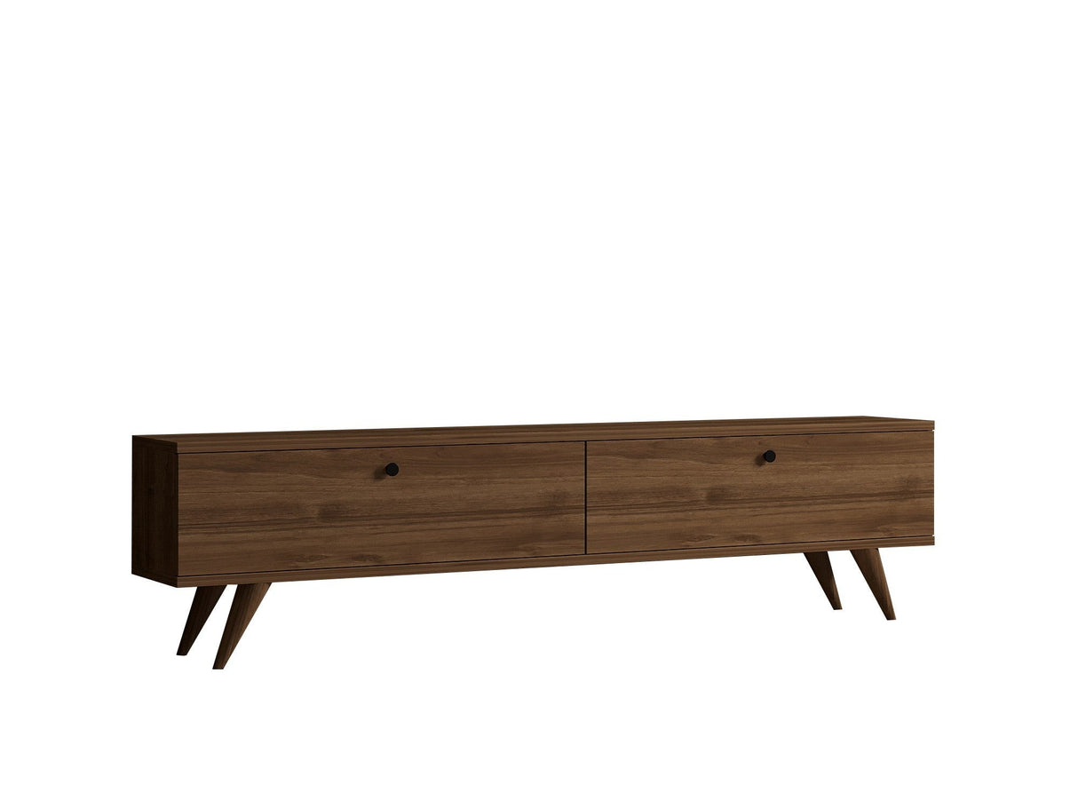 Comodă TV Paris, Diverse culori, 160x25x40 cm - Nuc | SKU: 835PUQ4533 | Comodă TV Paris, 160x25x40 cm, varianta Nuc, produs pentru amenajarea locuinței, disponibil online în România la CasaMob